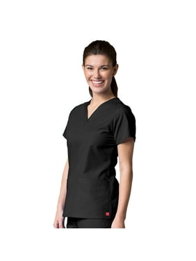 Maevn Scrubs Set RED PANDA Women/'s V-Neck Top /& Half Elastic Pant 1716//9716